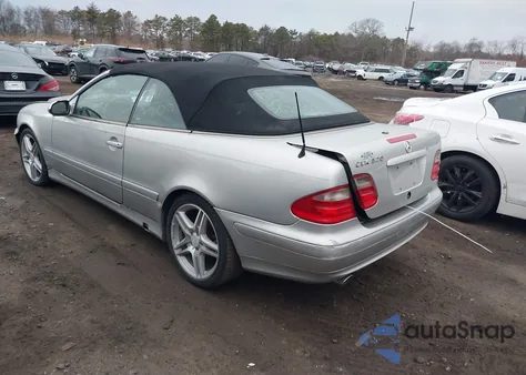 2002 Mercedes-Benz Clk 320 from USA, damaged, VIN WDBLK65G32T114557